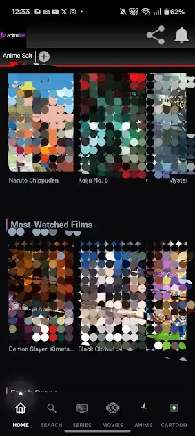 Screenshot of Anime Salt Android