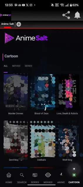 Screenshot of Anime Salt Apk Download